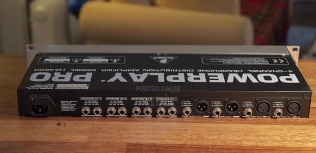 Behringer Powerplay Ha4600 4 Channels Headphone Amplifier photo 5