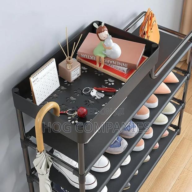 Modern 4 Tier Shoe Rack Bags Books Organizer- Fast Delivery in 2 Hours photo 3