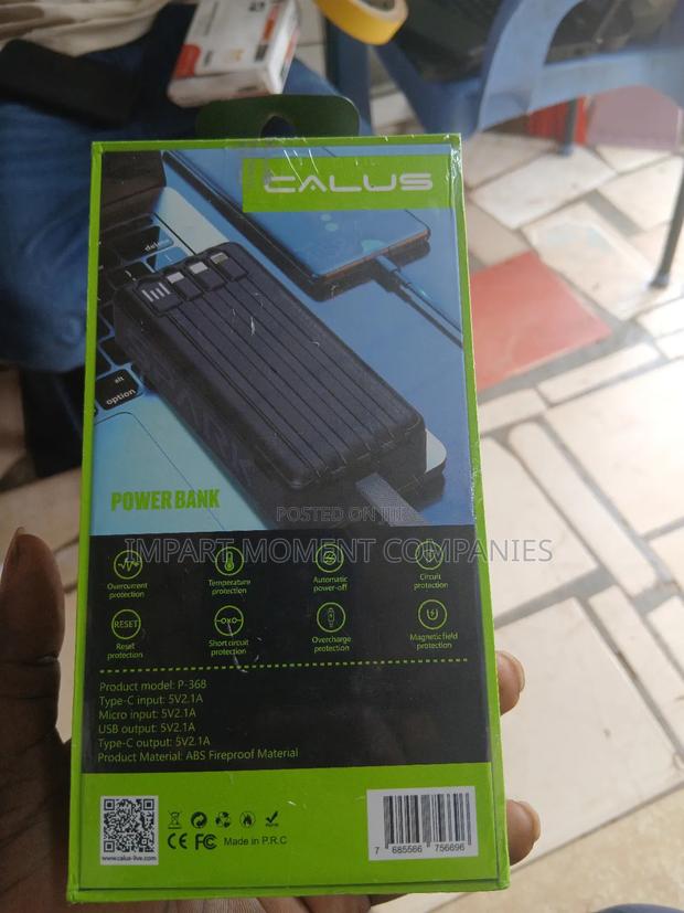 Calus Powerful Power Bank With 4 Cables