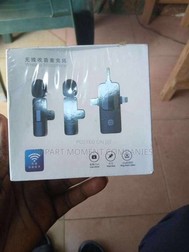 Double Wireless Microphone For Interview Livestream Etc