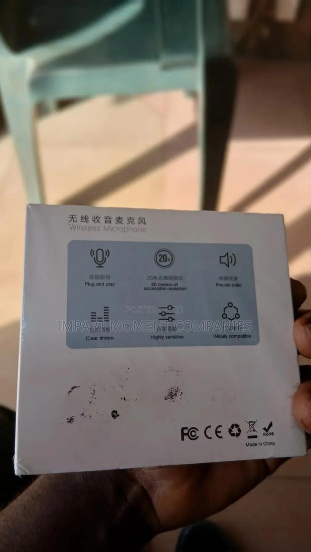 Double Wireless Microphone For Interview Livestream Etc