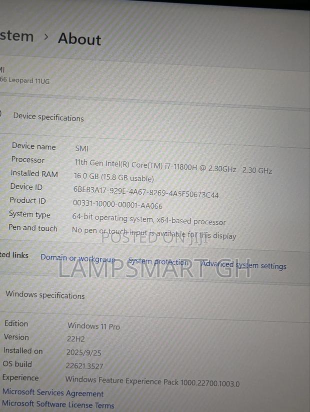 Laptop MSI GP66 LEOPARD 10UG 16GB Intel Core i7 SSD 1T photo 14