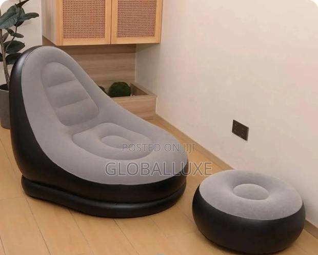 Single Inflatable Sofa Chair – Comfortable Portable Design photo 2