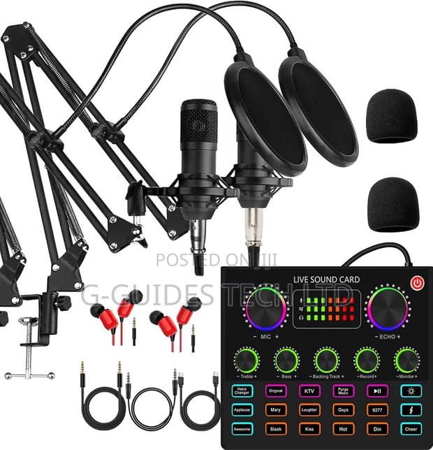 Bm-800 Condenser Microphones Dual Podcasting Equipment Bundle photo 3