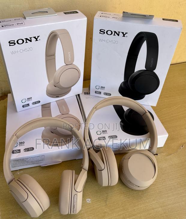 Sony Wh- Ch520 Wireless on-Ear Headphones – Black · Photo 4