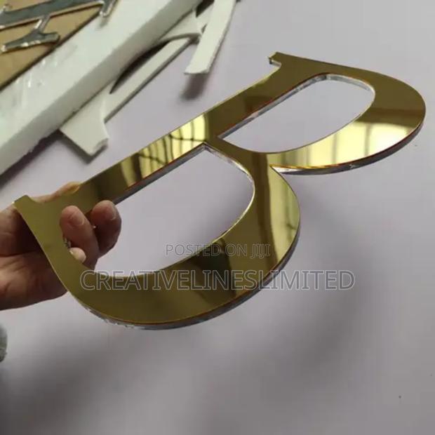 Shining Gold Signage