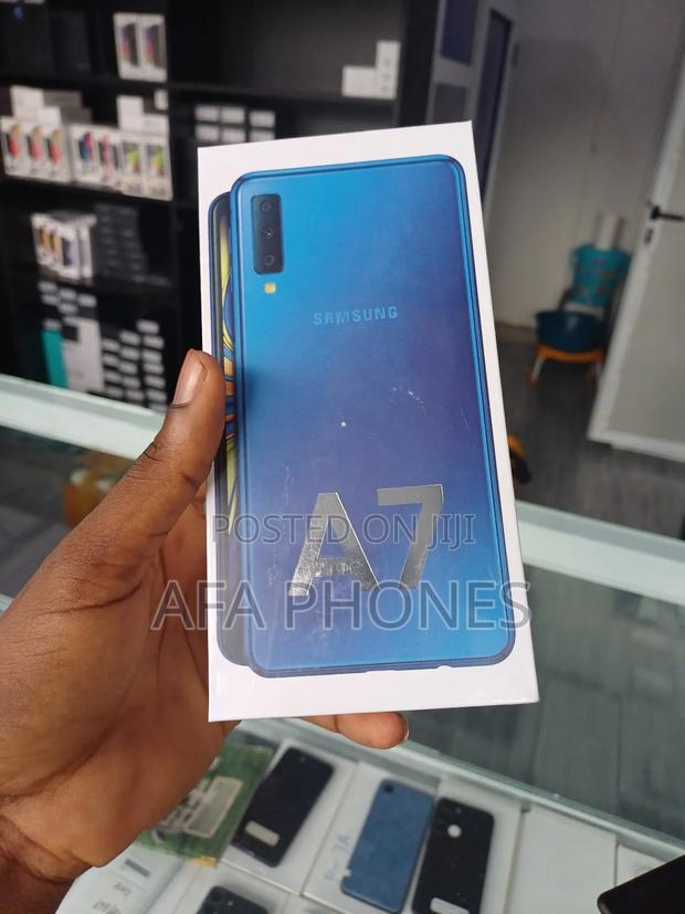 New Samsung Galaxy A7 128 GB Blue