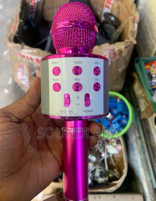 Wster Ws-858 Wireless Bluetooth Karaoke Microphone. · Photo 4