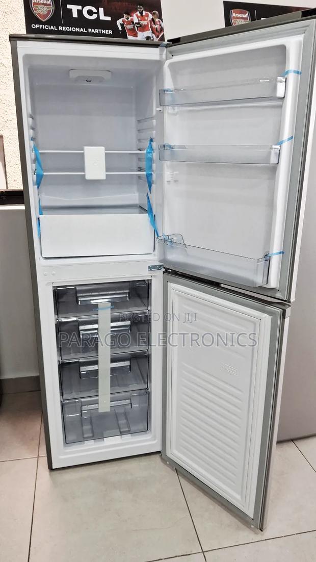 Tcl Double Door Fridge 166litres F216tms