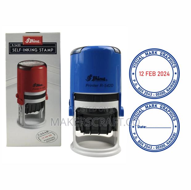Stamp / Self Ink Round Stamps, Customized photo 3