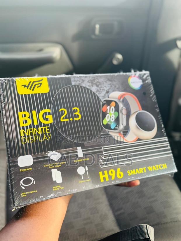 H96 Smart Watch + Free Accessories.