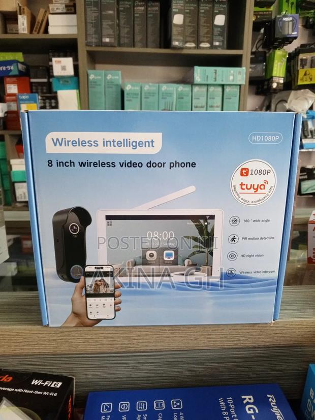 Tuya Wireless Video Door Phone 8 Inch Touch Screen