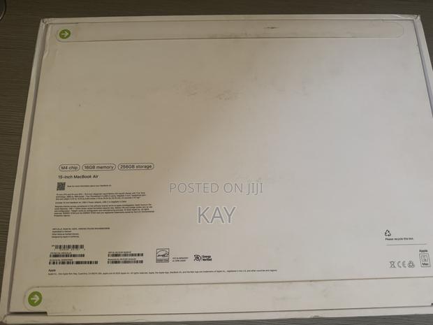 New Laptop Apple MacBook Air 16GB Apple M4 SSD 256GB