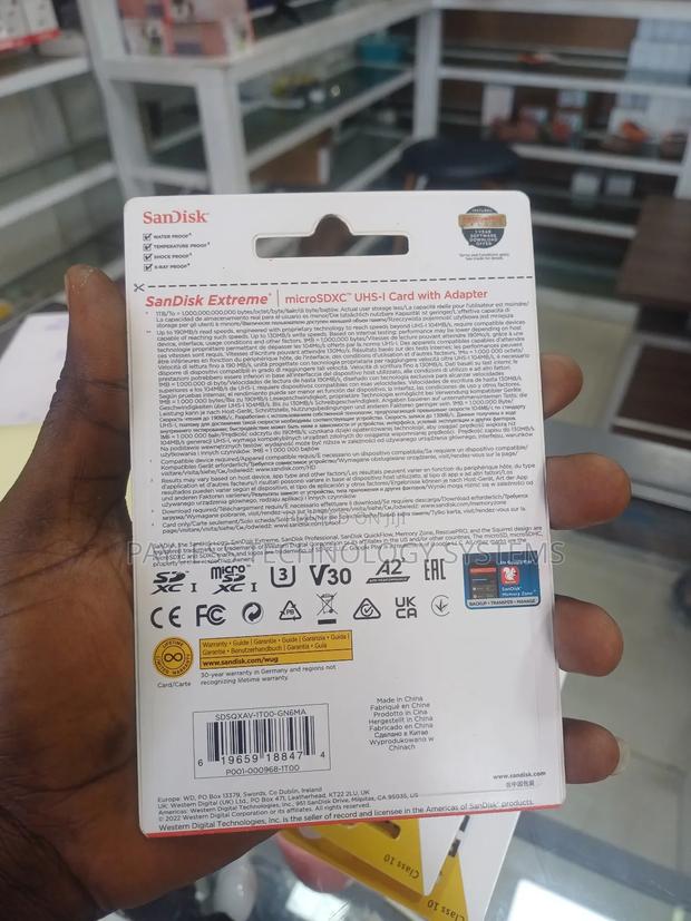 Sandisk Micro Sd 1tb 200mb/S Class 10 Extreme Pro photo 2