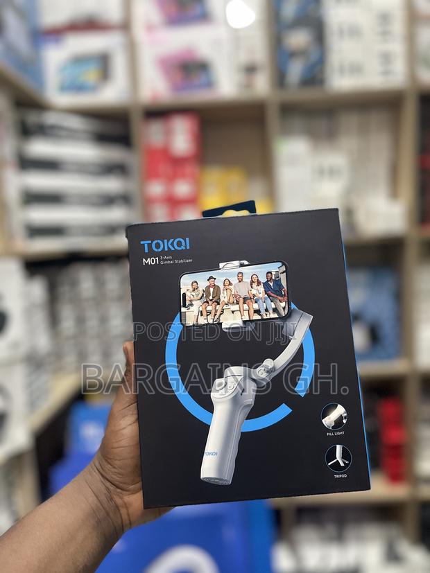 Tokqi 3-Axis Gimbal Stabilizer With Smart Ai Face Tracking