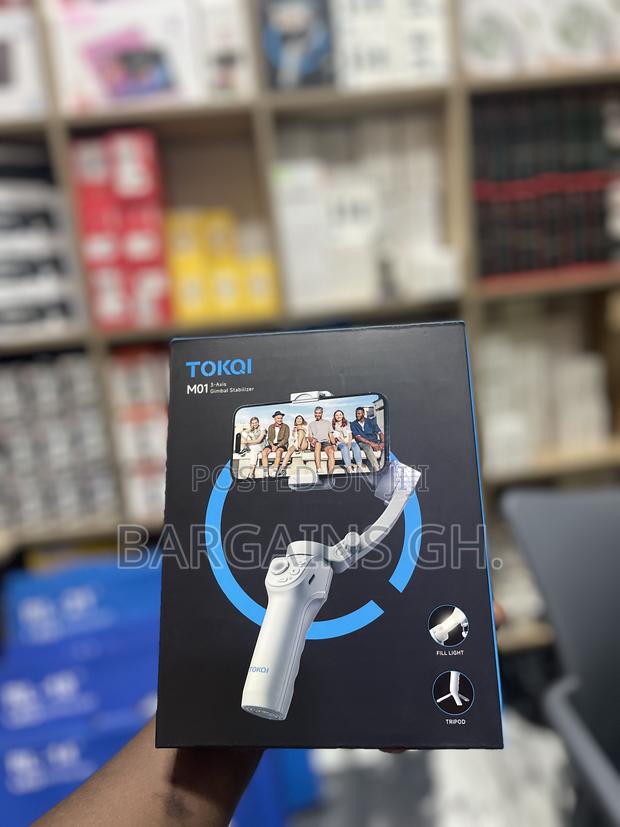 Tokqi 3-Axis Gimbal Stabilizer With Smart Ai Face Tracking photo 5