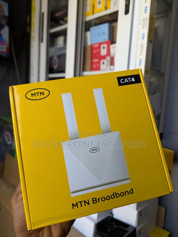 MTN Universal Broadband Wifi 4g Router + Backup Power Bank - White