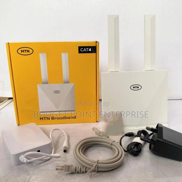MTN Universal Broadband Wifi 4g Router + Backup Power Bank - White photo 3