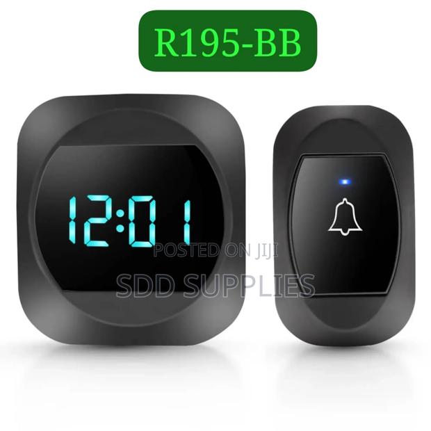 Quality Doorbell Door Bell 300 Meters With Clock Receiver Chime