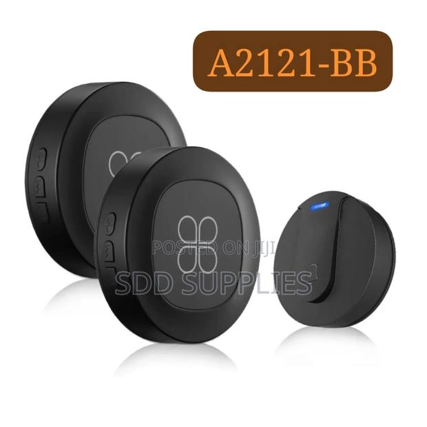 Self Powered Wireless Doorbell 300 -500 Meters Open Air 2in1