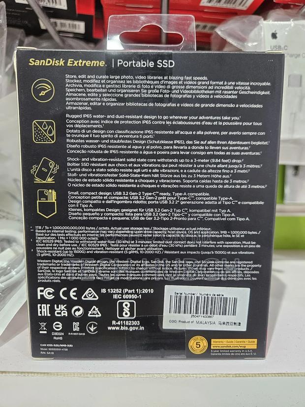 Sandisk Extreme Portable Ssd 4tb photo 3