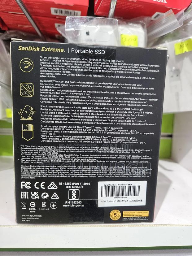 San Disk Extreme Portable SSD photo 2