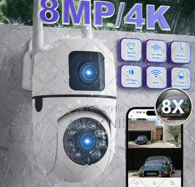 Wifi Dual Lens Outdoor Ptz Camera