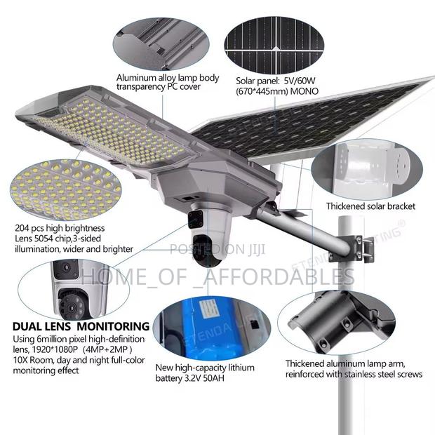 Smart Security Camera Solar Street Lights · Photo 4