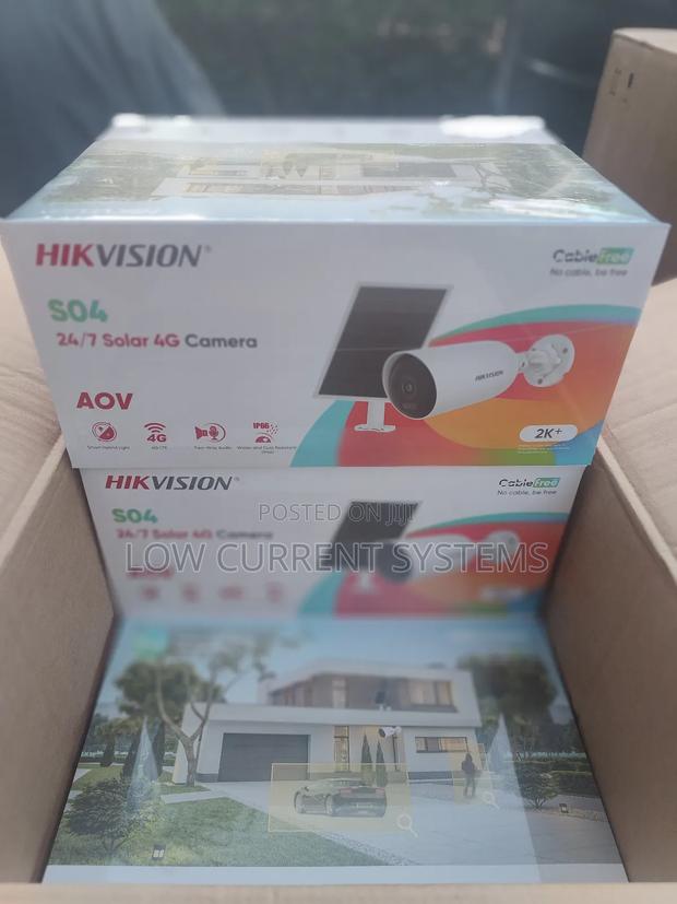 Hikvision. Ds-2cfs04/4g
4mp 24/7 Solar 4g Camera Sim Camera Solar · Photo 1