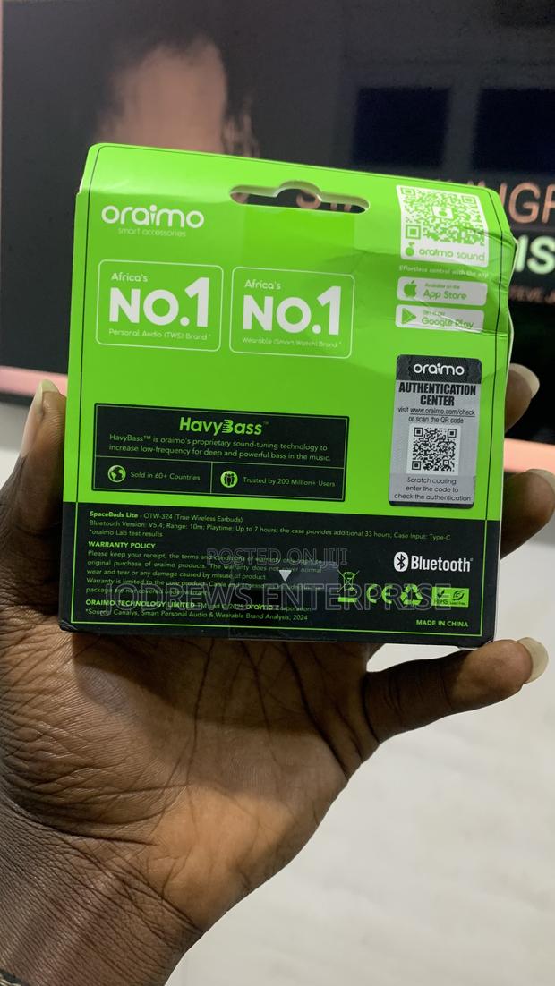 Oraimo Spacebuds Lite Sound360 True Wireless Earbuds photo 2