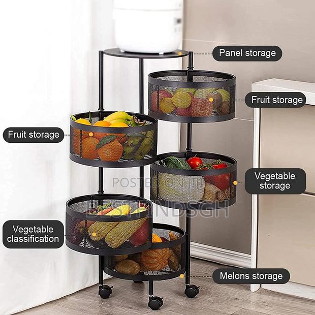 Rotating Kitchen Storage Rack · Photo 2