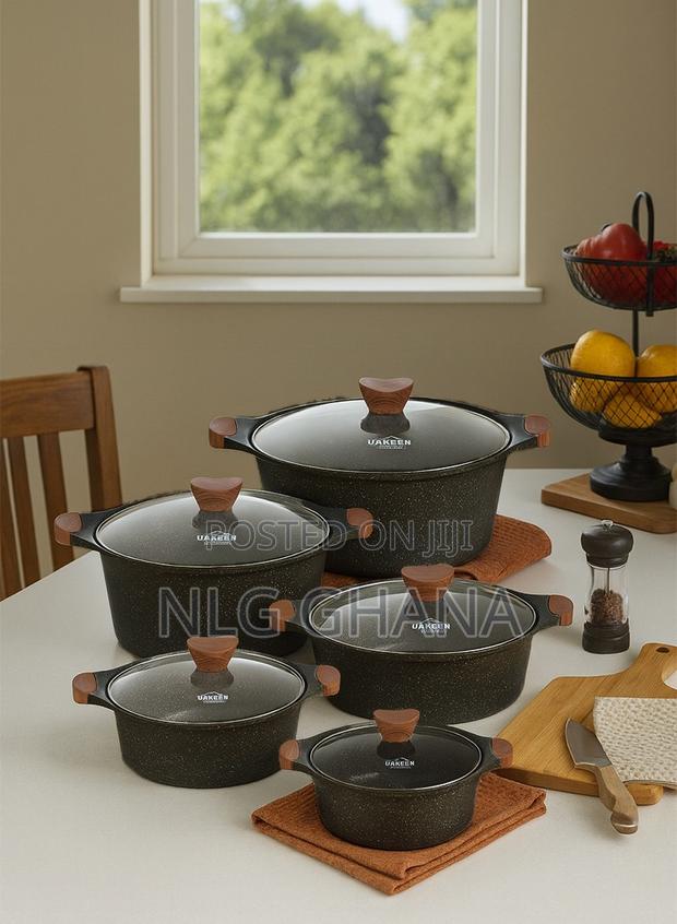 Granite Cookware Set - Nonstick Casserole Pots. Ghx7266 · Photo 1