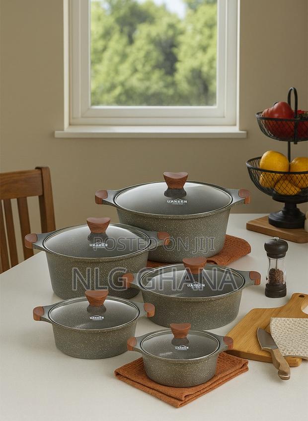 Granite Cookware Set - Nonstick Casserole Pots. Ghx7266 · Photo 2