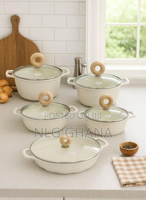 Aluminum Casserole Set - 5-Piece Non-Stick Cookware. Ghx7255 · Photo 2