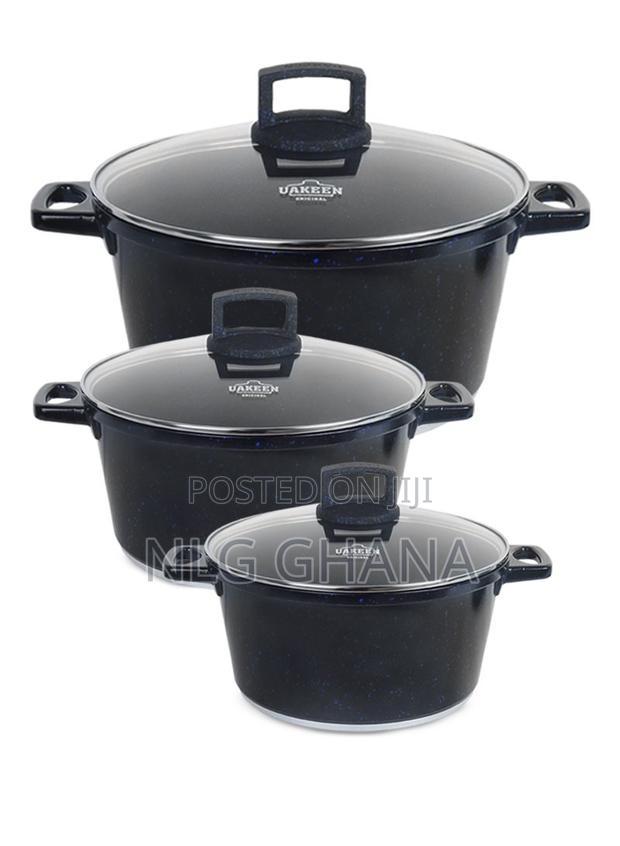 Granite Cookware Set - Nonstick Die-Cast Aluminum Casserole. Ghx7411 · Photo 2