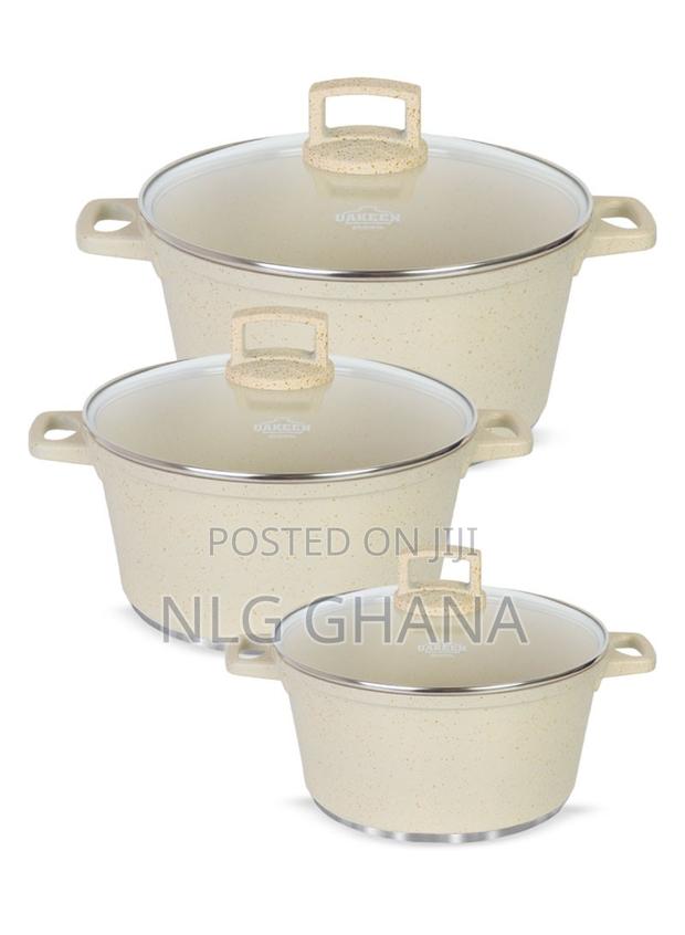 Granite Cookware Set - Nonstick Die-Cast Aluminum Casserole. Ghx7411 · Photo 4