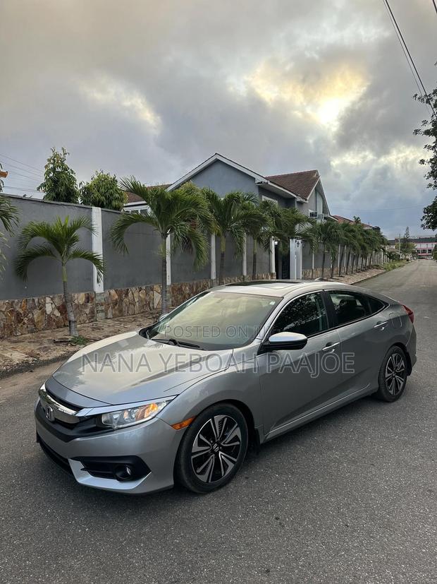 Honda Civic EX-T 4dr Sedan (1.5L 4cyl) 2017 Gray photo 4