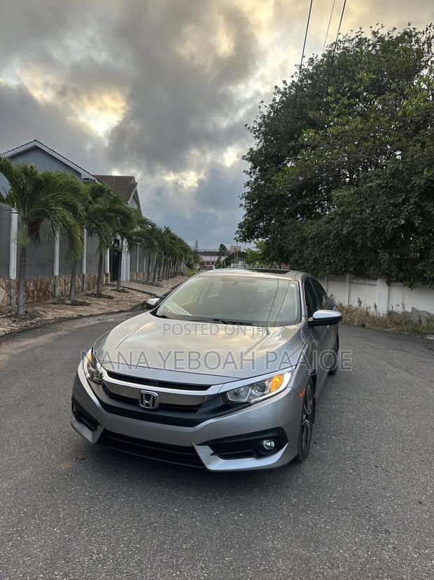 Honda Civic EX-T 4dr Sedan (1.5L 4cyl) 2017 Gray photo 3