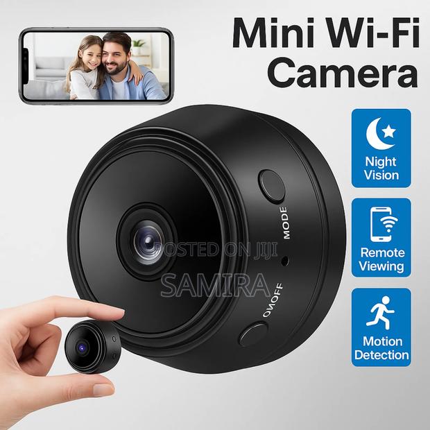 Mini Wi-Fi Security Camera With Night Vision Motion Detection