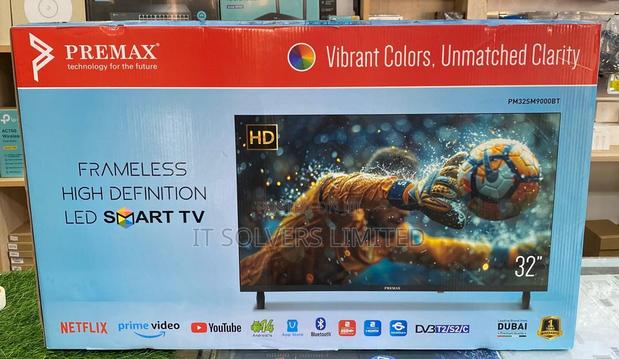Premax 32 Inch Frameless Hd Led Smart Tv