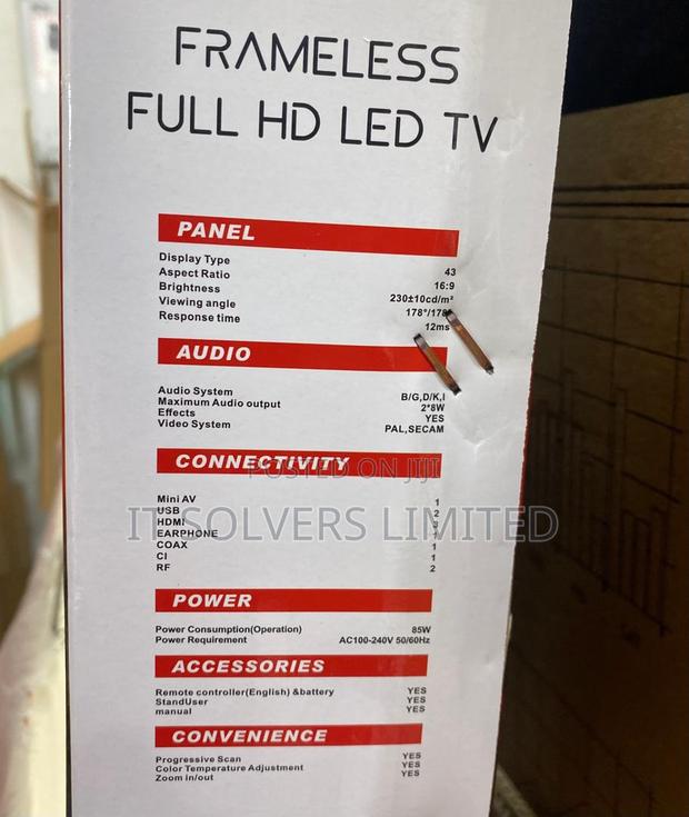 Premax 43 Inch Frameless Fhd Led Tv photo 2