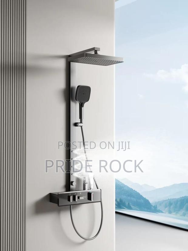 Black Quality Shower Pole