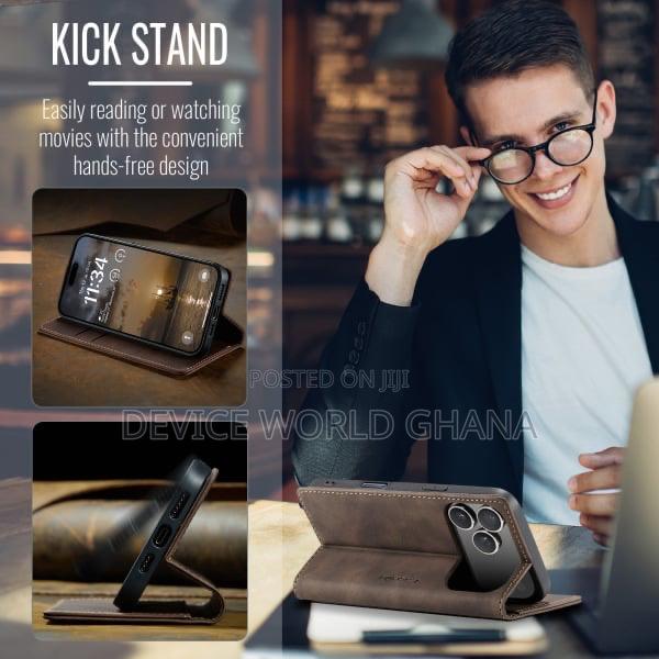 Case Me Leather Flip Case for iPhone 17promax 17pro 17 17air photo 5