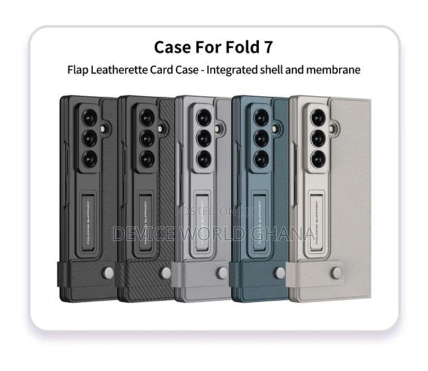 Gk Leather Flip Case for Samsung Z Fold 7 photo 5