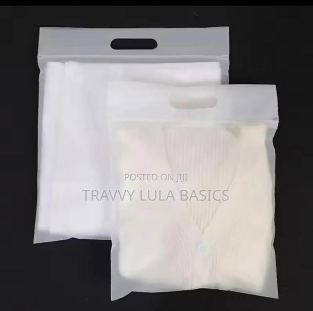 New Frosted Ziplock Bags With Handle-50pcs · Photo 4