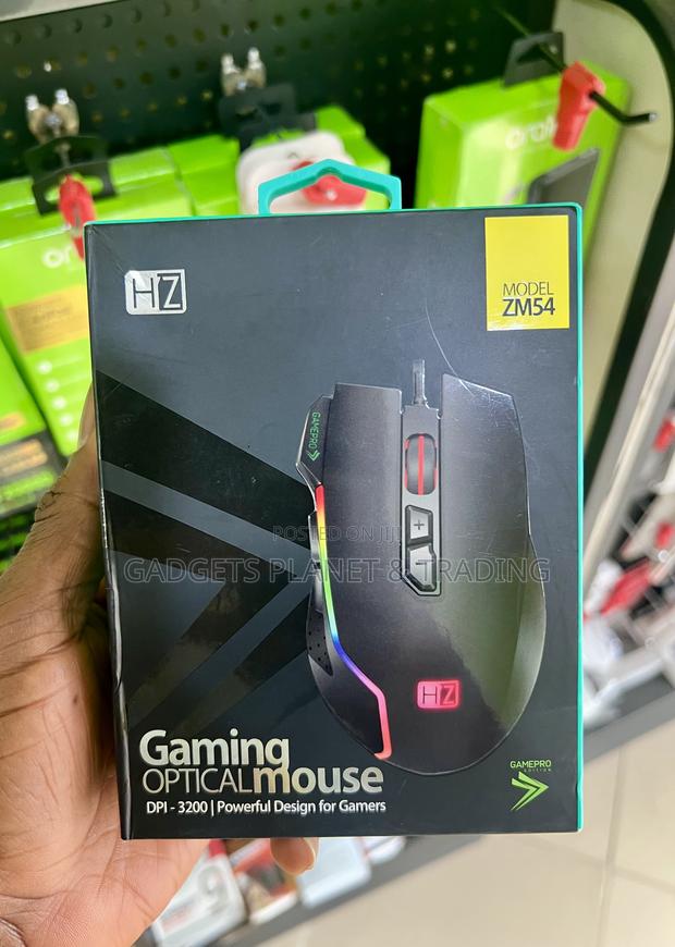 Heatz RGB Backlight Gaming Wired USB Mouse Zm54, 4 Levels of 3200 Dpi · Photo 4