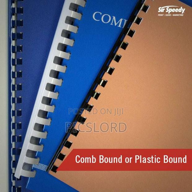 Spiral Comb Binding