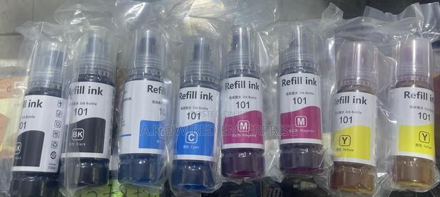 Epson Ink 101 Original Ink Bottle Set-Black, Cyan, Yellow, Maj · Photo 2