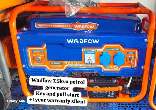 Pure Power Wadfow 7.5kva Petrol Generator Wadfow 8500watts Generator · Photo 2