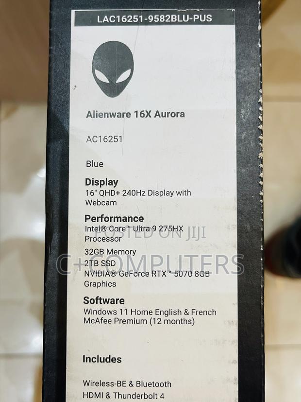 New Laptop Alienware M17x R2 32GB Intel Core Ultra 9 SSD 2T